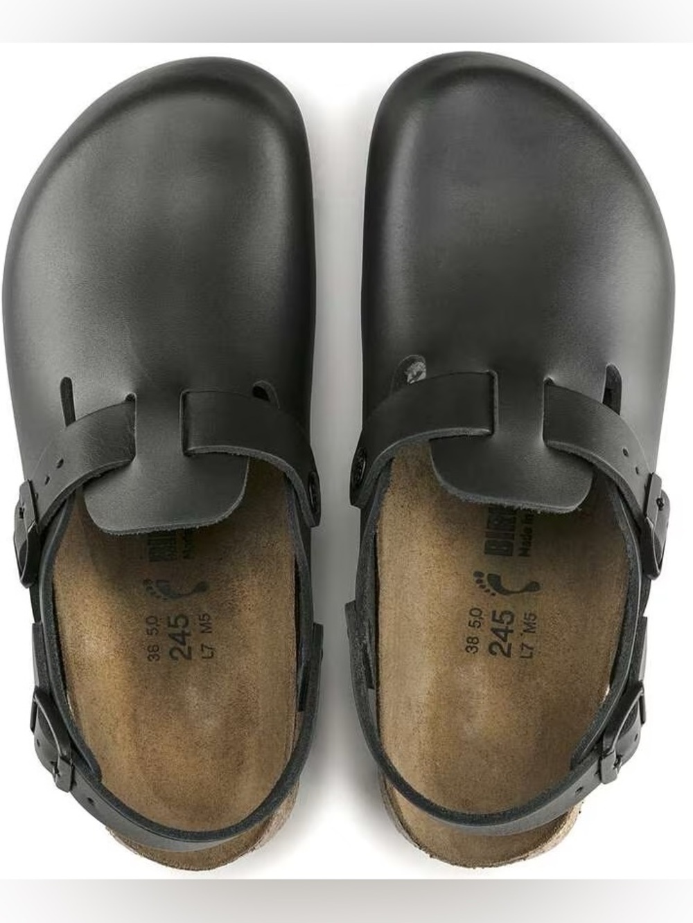 Birkenstock Tokio Super Grip Clogs Black Size 8-8.5 EUR 39 EUC - Picture 3 of 15